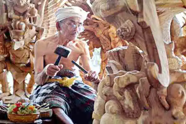wood carving